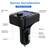 Wireless Car Bluetooth FM Transmitter Charger